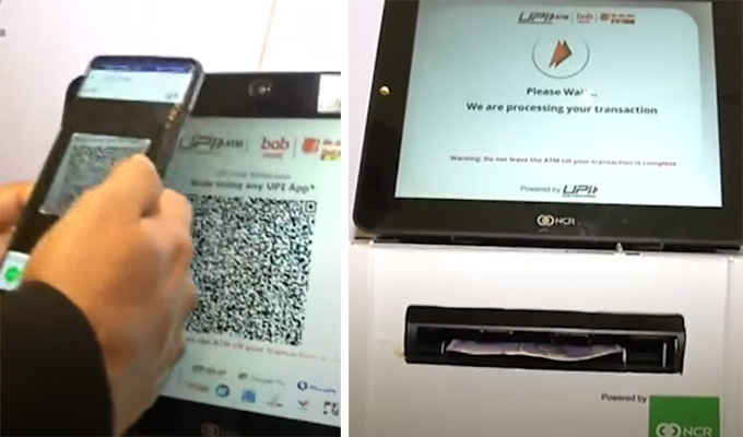 ATM UPI: basta scansionare il codice QR. Soldi da un bancomat anche se non hai una carta