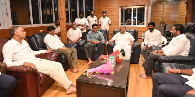 BRS: నాగం జనార్దన్‌రెడ్డిని భారాసలోకి ఆహ్వానించిన కేటీఆర్‌, హరీశ్‌రావు