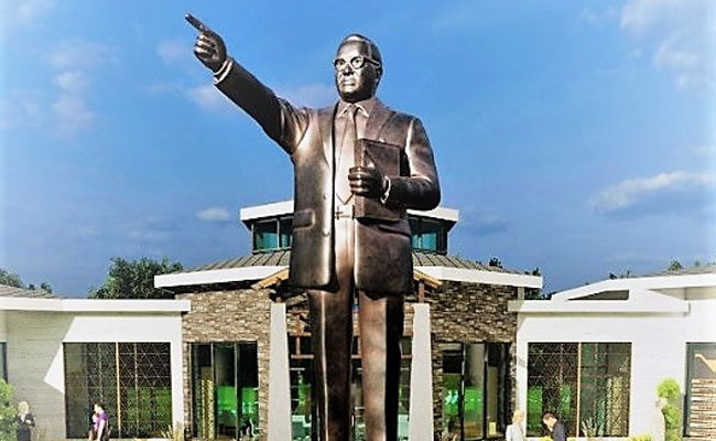 Ambedkar Statue: అమెరికాలో ఆవిష్కరణకు సిద్ధమైన 19 అడుగుల అంబేడ్కర్ ...