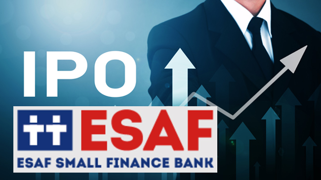 Esaf Sfb Ipo నవంబర్‌ 3న Esaf స్మాల్‌ ఫైనాన్స్‌ బ్యాంక్‌ ఐపీఓ ధరల శ్రేణి రూ 57 60 Esaf Small