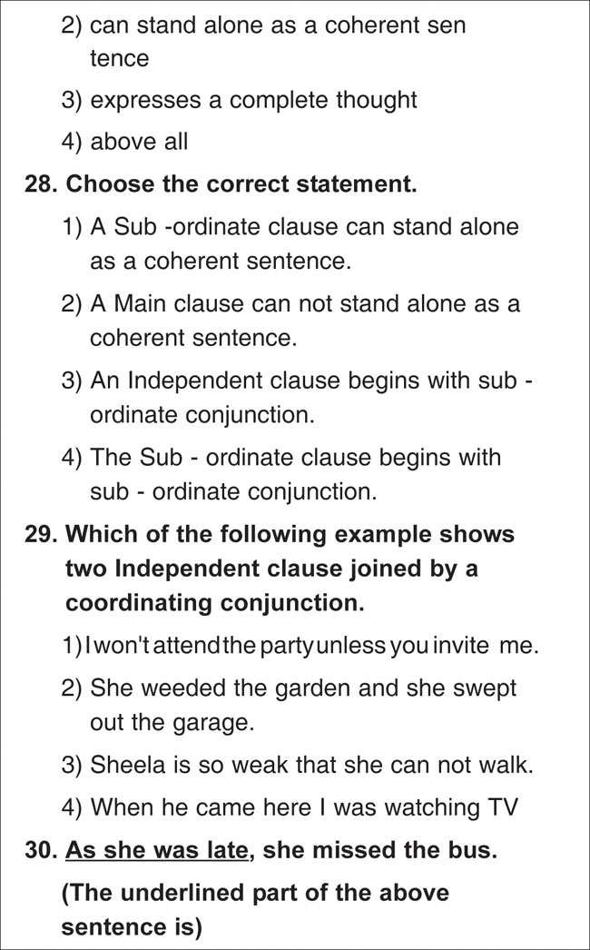 building blocks of sentences general