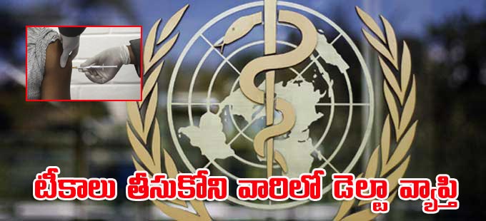 WHO : టీకాలు తీసుకోనివారిలో డెల్టా వ్యాప్తి - Vimarsana News
