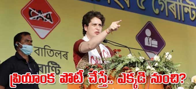 Priyanka Gandhi: ప్రియాంక పోటీ చేస్తే.. ఎక్కడి నుంచి? - Vimarsana News
