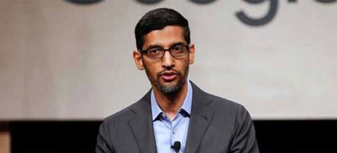 Primer kršitve avtorskih pravic zoper Googlovega izvršnega direktorja Sundarja Pichaija