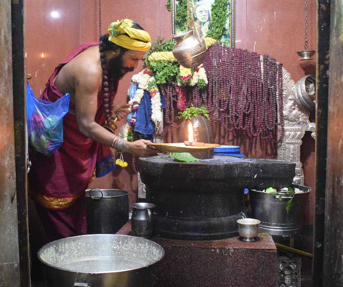 హైదరాబాద్‌: కేపీహెచ్‌బీలోని ఏకాంబరేశ్వర ఆలయంలో పూజలు