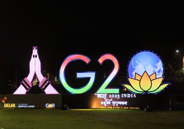 G20 summit :  జీ20 సదస్సు వేదికకు సకల హంగులతో ఏర్పాట్లు