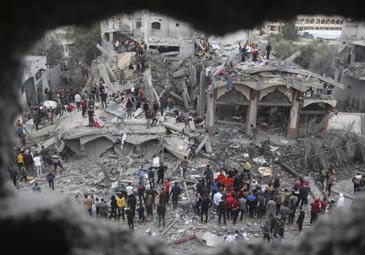 Gaza : గాజాపై ఇజ్రాయెల్‌ భీకర దాడులు..ఫొటోలు