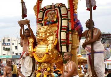 Tirumala: సింహ వాహనంపై బ్రహ్మాండ నాయకుడు