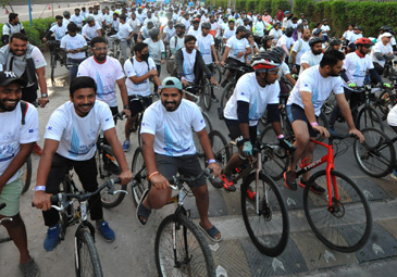 Cycle Marathon: కేర్‌ ఆసుపత్రి ఆధ్వర్యంలో సైకిల్‌థాన్‌
