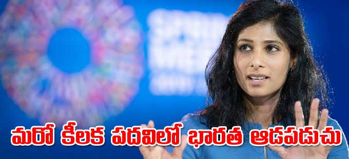 ఐఎంఎఫ్లో రెండో స్థానానికి గీతా గోపీనాథ్.. ఆసక్తికర విషయాలు ఐఎంఎఫ్లో రెండో స్థానానికి గీతా గోపీనాథ్.. ఆసక్తికర విషయాలు