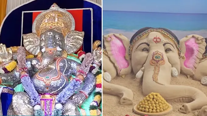 Video: ఆకట్టుకునేలా.. గణనాథుడి ప్రతిమలు