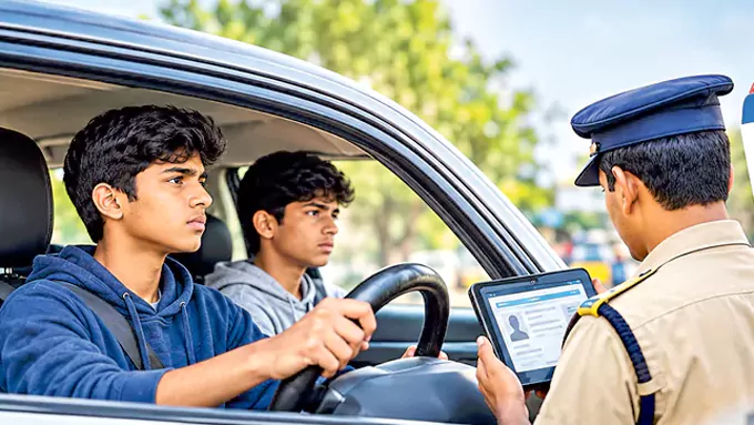 మైనర్లు డ్రైవింగ్‌ చేస్తూ దొరికితే..