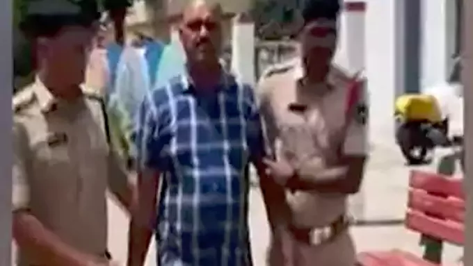 మహిళపై దాడి కేసులో హోంగార్డు అరెస్టు మహిళపై దాడి కేసులో హోంగార్డు అరెస్టు