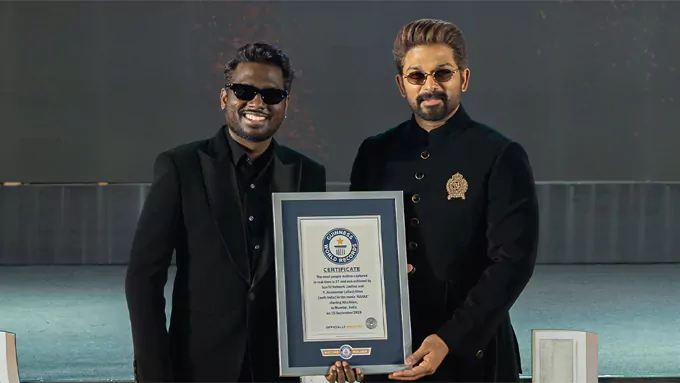 అల్లు అర్జున్‌ ‘రాకా’ గిన్నిస్‌ రికార్డు