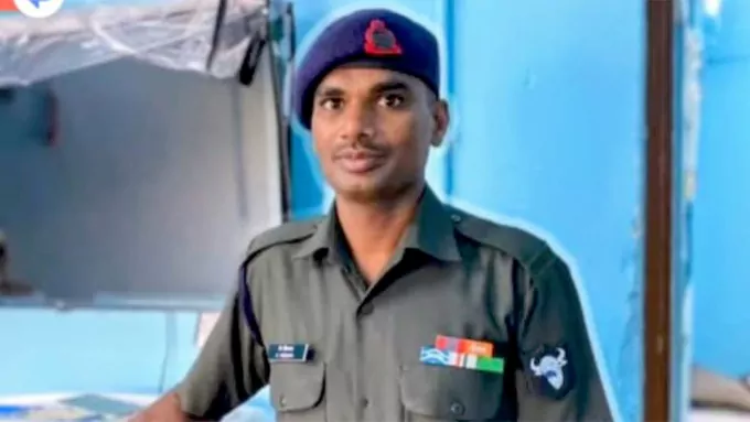 విధి నిర్వహణలో హవిల్దార్‌ మృతి