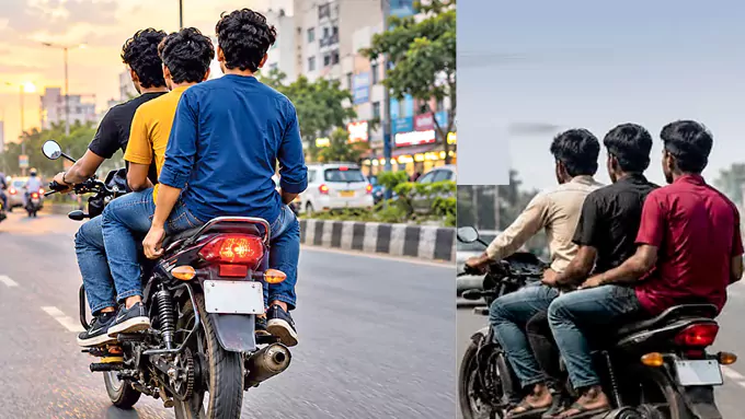 ట్రిపుల్ రైడ్ వద్దు బ్రో.. – general ట్రిపుల్ రైడ్ వద్దు బ్రో.. – general
