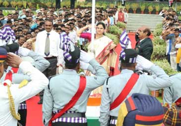 77th Independence Day: రామోజీ ఫిల్మ్‌ సిటీలో ఘనంగా స్వాతంత్య్ర వేడుకలు