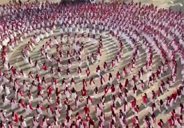 Kolkali Folk Dance: 1300 మంది మాతృమూర్తులతో కోల్‌కళి నృత్యం