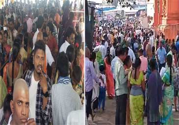 TS News: భద్రాచలం, కొండగట్టు ఆలయాలకు పోటెత్తిన భక్తులు