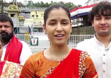Naina Jaiswal: తిరుమల శ్రీవారి సేవలో టేబుల్ టెన్నిస్ క్రీడాకారిణి నైనా జైస్వాల్