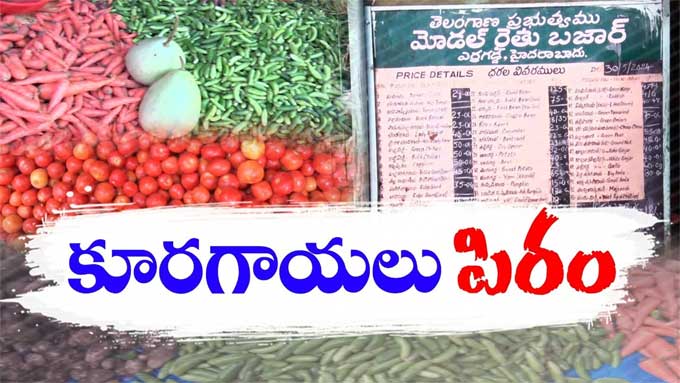 Hyderabad: సామాన్యుల నడ్డి విరుస్తున్న కూరగాయల ధరలు | video vegetables ...